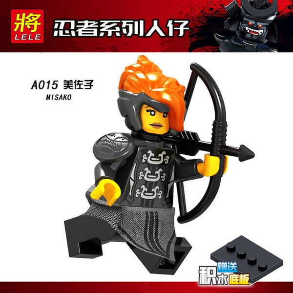 1pcs Ninja Kai Cole Jay Zane Lloyd Nya Mini action Figures Building Blocks Kids Toy Gift Compatible Legoingly Ninjagoed For Kids