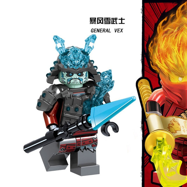 1pcs Ninja Kai Cole Jay Zane Lloyd Nya Mini action Figures Building Blocks Kids Toy Gift Compatible Legoingly Ninjagoed For Kids