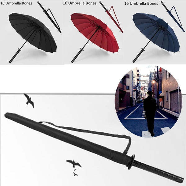 New Samurai Sword Handle Umbrella Ninja Katana Japanese Long Umbrella