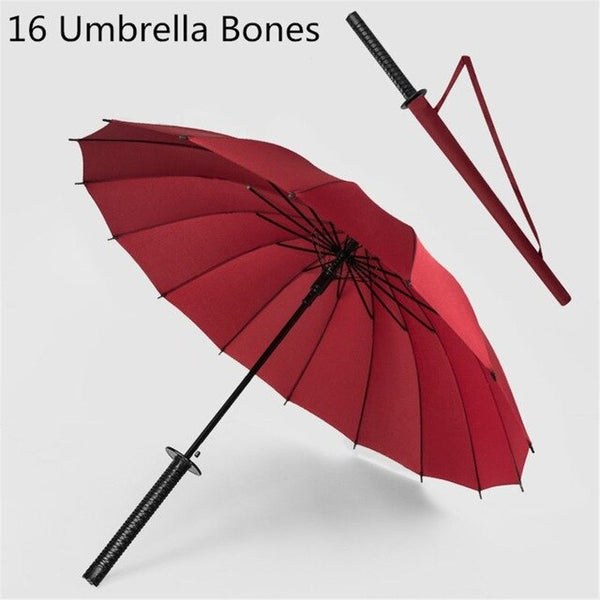 New Samurai Sword Handle Umbrella Ninja Katana Japanese Long Umbrella