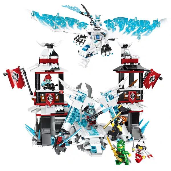 2019 New Ninja Series Bricks Fire Fang Compatible Legoingly Ninjagoing 70674 70671 70672 Building Blocks Toys for Kids Gift