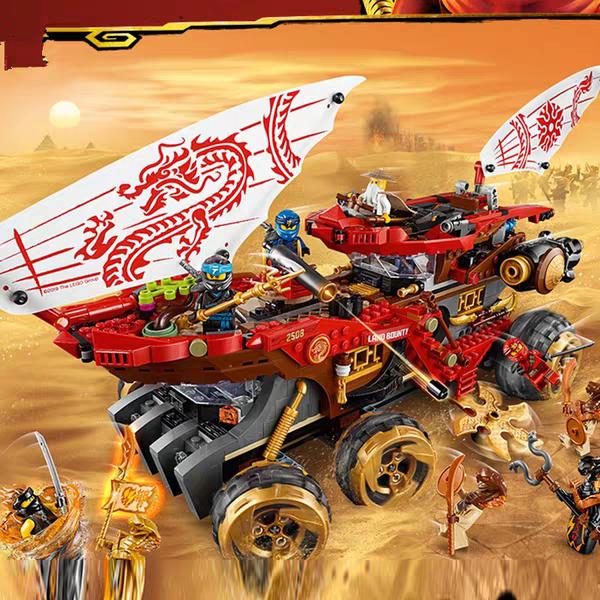 2019 New Ninja Series Bricks Fire Fang Compatible Legoingly Ninjagoing 70674 70671 70672 Building Blocks Toys for Kids Gift