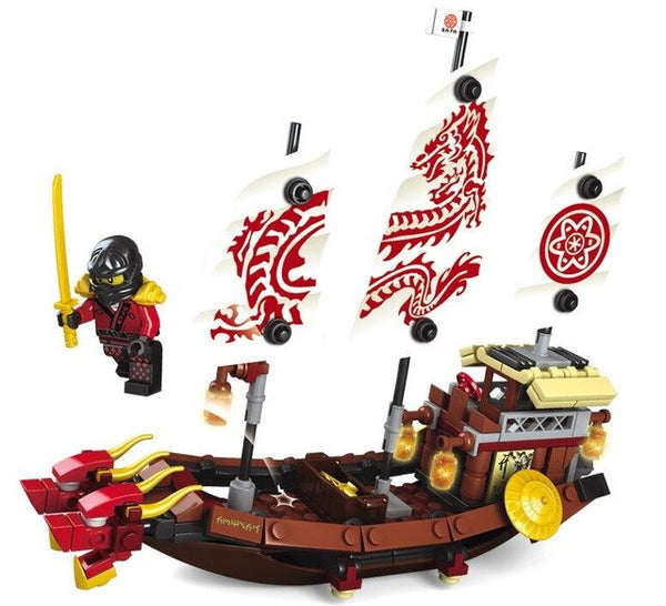 2019 New Ninja Series Bricks Fire Fang Compatible Legoingly Ninjagoing 70674 70671 70672 Building Blocks Toys for Kids Gift