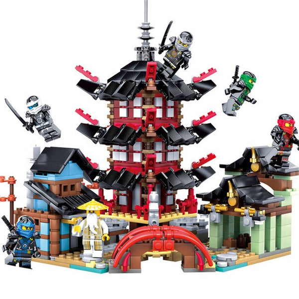 2019 New Ninja Series Bricks Fire Fang Compatible Legoingly Ninjagoing 70674 70671 70672 Building Blocks Toys for Kids Gift