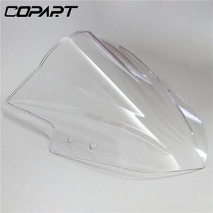 For Ninja 300 EX300 EX300R EX 300R Deflector Motorcycle Windshield Bubble Double Windscreen 2013 2014 2015 2016 2017